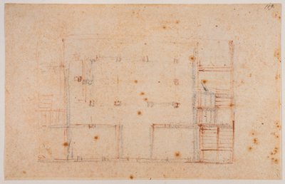 房屋平面图 作者 米开朗基罗（Michelangelo Buonarroti）