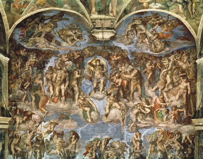 最后的审判》，来自西斯廷教堂 作者 米开朗基罗（Michelangelo Buonarroti）