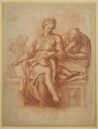 沉默的圣母，约1538年 作者 米开朗基罗（Michelangelo Buonarroti）