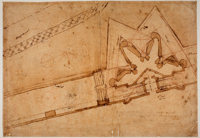 普拉托门防御工事研究 作者 米开朗基罗（Michelangelo Buonarroti）
