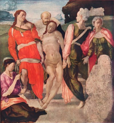 葬礼，c1500，1911 作者 米开朗基罗（Michelangelo Buonarroti）