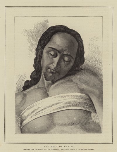 基督的头 作者 米开朗基罗（Michelangelo Buonarroti）