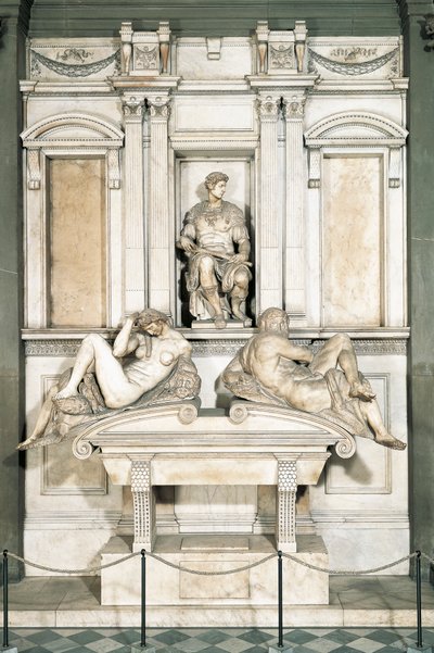 内穆尔公爵朱利亚诺·德·美第奇墓 作者 Michelangelo Buonarroti