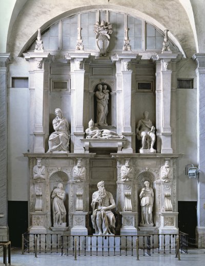 教皇朱利叶斯二世墓（1453-1513）（大理石） 作者 Michelangelo Buonarroti
