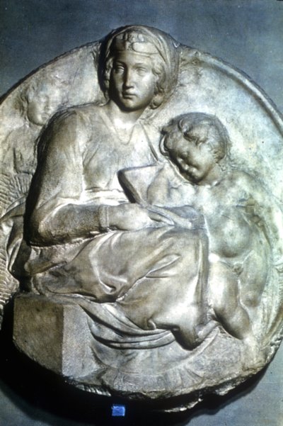 圣母子（1504-1505） 作者 米开朗基罗（Michelangelo Buonarroti）