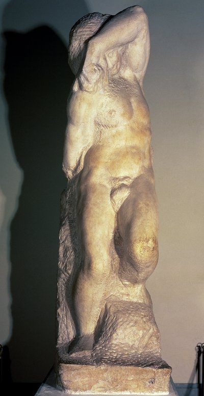年轻的奴隶，约1520-23年 作者 米开朗基罗（Michelangelo Buonarroti）