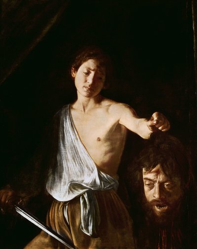 大卫与歌利亚的头，1606（详情见100350） 作者 米开朗基罗·梅里西·卡拉瓦乔