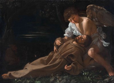 圣方济各接受污名 作者 Michelangelo Merisi da Caravaggio