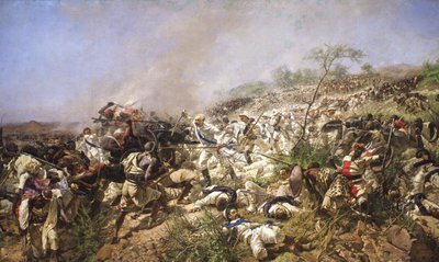 多加里之战，1896年 作者 米歇尔·坎马拉诺（Michele Cammarano）