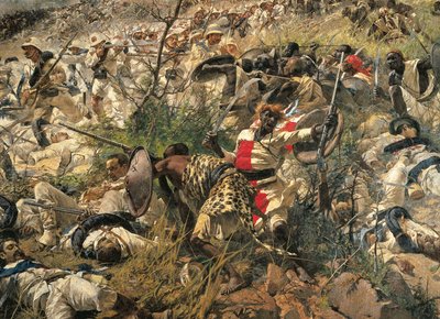 The Battle of Dogali, by Michele Cammarano, detail 作者 米歇尔·坎马拉诺（Michele Cammarano）