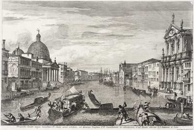 San Simone Piccolo和Santa Chiara之间的大运河，1740-41 作者 米歇尔·玛丽埃斯基（Michele Marieschi）