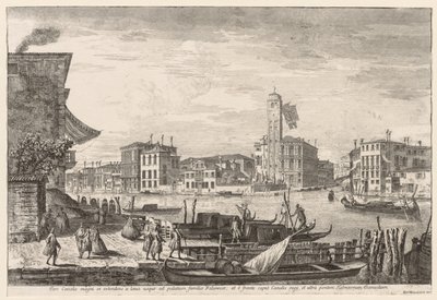 威尼斯风光  坎纳雷焦 作者 米歇尔·玛丽埃斯基（Michele Marieschi）