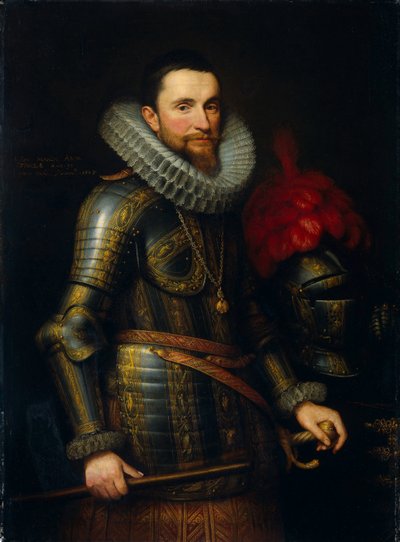 Ambrogio Spinola的肖像（1569-1630） 作者 米歇尔·詹斯（Michiel Jansz）。范·米耶维德