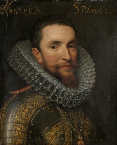 安布罗乔-斯皮诺拉肖像 作者 Michiel Jansz van Mierevelt (workshop of)