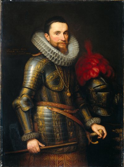 安布罗西奥-斯皮诺拉1569-1630年的画像，1609年 作者 Michiel Jansz van Mierevelt