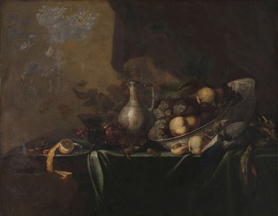 水果静物画 作者 Michiel Simons