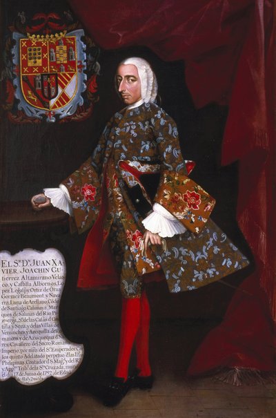 Don Juan Xavier Joachín Gutiérrez Altamirano Velasco 作者 米格尔·卡布雷拉