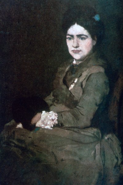 Munkacsy夫人，c1864-1900 作者 米哈利·蒙卡西