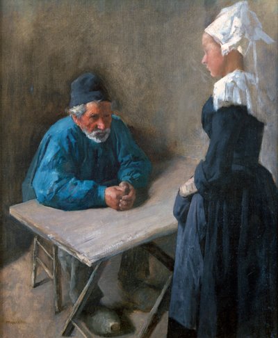 女仆的参与，c1864-1900 作者 米哈利·蒙卡西