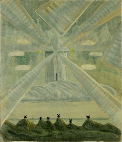 安达特奏鸣曲II》，1907年。 作者 Mikalojus Konstantinas Čiurlionis