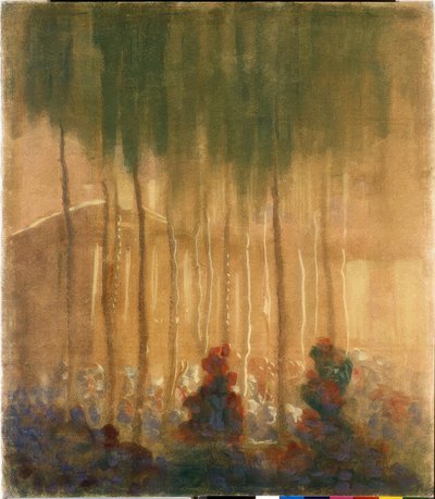 夏季（III） 作者 Mikalojus Konstantinas Čiurlionis