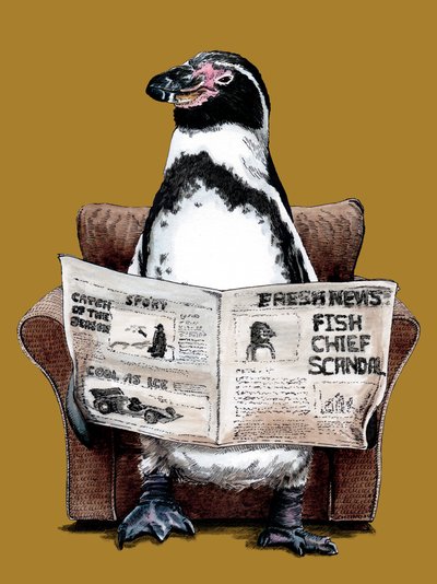 金黄色的退休企鹅，2020 作者 迈克·戴维斯