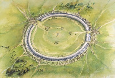 巨石阵第1期，约公元前30世纪，约1990-2010年 作者 迈克·西福思