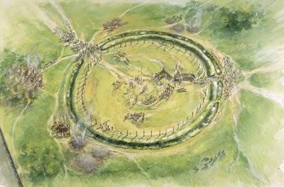 巨石阵第2期，约公元前27世纪，约1990-2010年 作者 迈克·西福思