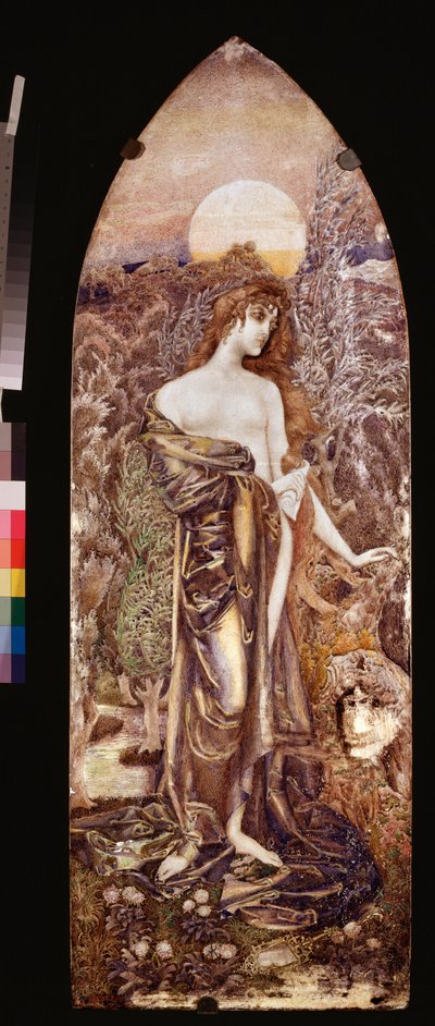Philosophie（哲学） - Mikhail Alexandrovich Vrubel（Vroubel）（1856-1910 年）的作品，水彩画 作者 米哈伊尔·亚历山德罗维奇·弗鲁贝尔