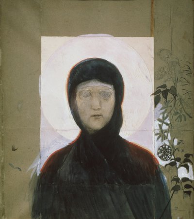 圣母（1884-1885） 作者 米哈伊尔·亚历山德罗维奇·弗鲁贝尔
