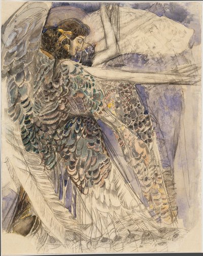 Seraph, 1904-1905. 作者 米哈伊尔·亚历山德罗维奇·弗鲁贝尔