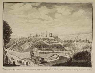 弗拉基米尔镇的景色，1769年 作者 米哈伊尔（Mikhail Ivanovich Makhaev）