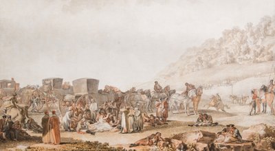 1791年，格里高里·波托金（Grigori Potyomkin）王子在贝萨拉比草原的死亡。 作者 米哈伊尔·马特维维奇·伊万诺夫（Mikhail Matveevich Ivanov）