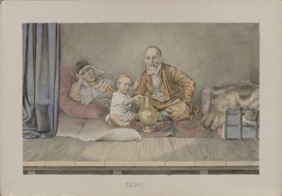 鞑靼人，1862年。 作者 米哈伊尔·斯蒂潘诺维奇·兹纳姆斯基