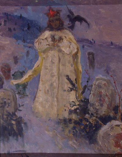 莎莉芙娜公主，1887年 作者 米哈伊尔·瓦西里耶维奇·内斯特罗夫