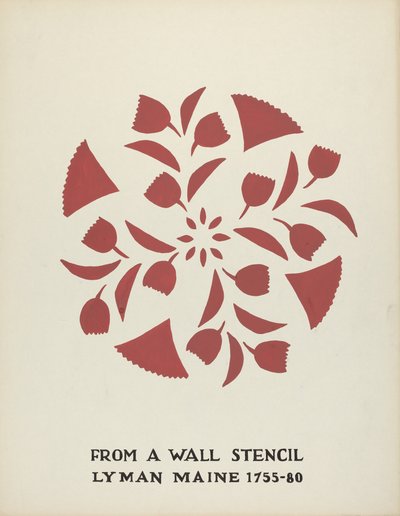 来自缅因州莱曼的设计，1755-1780：来自提议的 "缅因州墙体模板 "作品集 作者 米尔德里德·E·本特