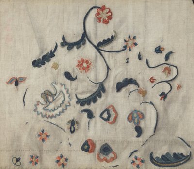 绣花衬裙（详图） 作者 米尔德里德·E·本特