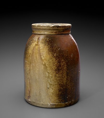 坛子c。 1881-1892年（釉釉陶器） 作者 米尔顿·罗素（attr.to）斯托克
