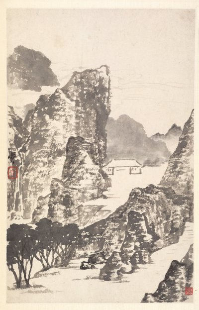 1788年的米夫风景。 作者 敏珍