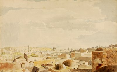 耶路撒冷，以色列，1844年。 作者 矿工基尔伯恩·凯洛格