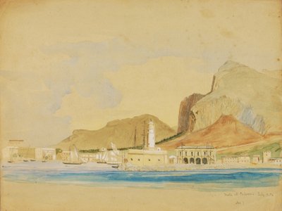 莫里在巴勒莫，1854年。 作者 Miner Kilbourne Kellogg