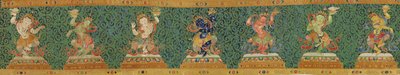 帝国刺绣丝绸唐卡细部 作者 明代中文学校