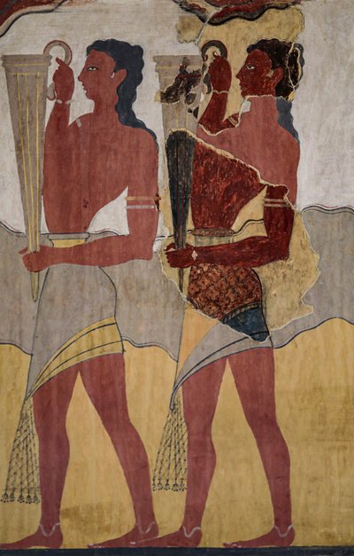 游行壁画的重建 作者 Minoan