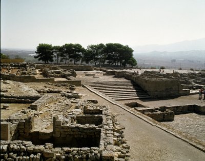 公元前 2700-1200 年的费斯托斯遗址景观 作者 美浓