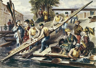 下放小艇 作者 米兰达（Miranda）