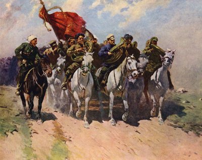 红骑兵第一军号手 作者 米特罗凡·鲍里索维奇·格雷科夫（Mitrofan Borisovic Grekov）
