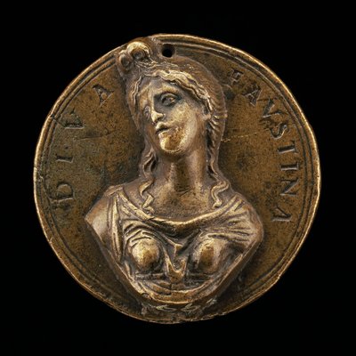 Diva Faustina[正面]，约1490年。 作者 Moderno