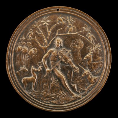 Orpheus Charming the Beasts of the Fields, 15世纪末-16世纪初。 作者 Moderno