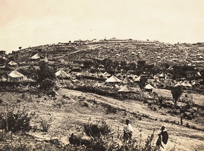 在法西斯时代建立一个帝国。阿比西尼亚的土地，1936年5月9日（黑白照片）。 作者 莫迪斯蒂诺·巴尔迪内蒂