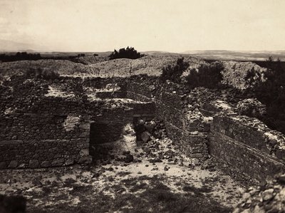 Building an Empire in the Fascist age: Axum ruins of the Temple of the Sun at Adulis, 09/05/1936 (b/w photo) 作者 莫迪斯蒂诺·巴尔迪内蒂